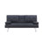 67 " Leather Sofa Bed-1101975256