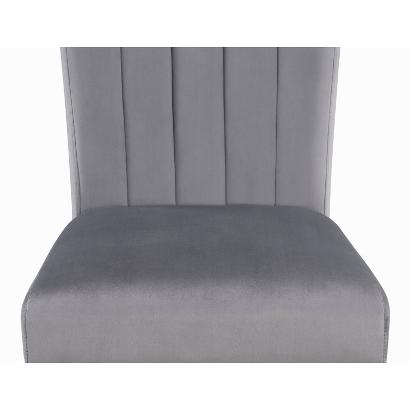 Deux chaises rembourrées, chaise de salle à manger en bois pour l'intérieur