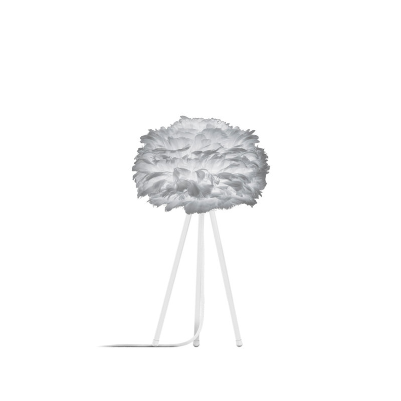 Eos Metal Tripod Lamp, White, White