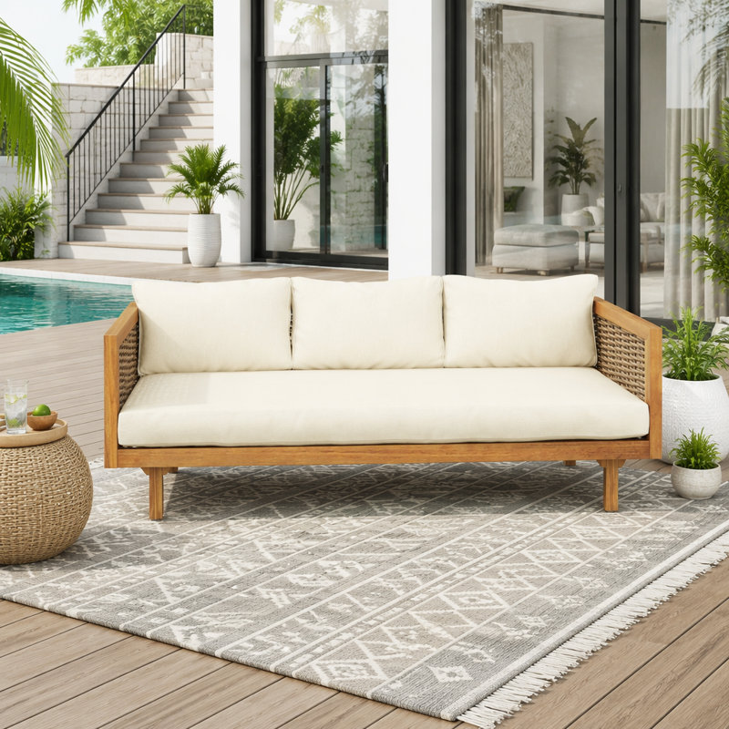 Canapé de patio, Beige