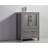 Brescia 24" Single Sink Freestanding Bathroom Vanity with Ceramic Top and Matching Mirror-472580997