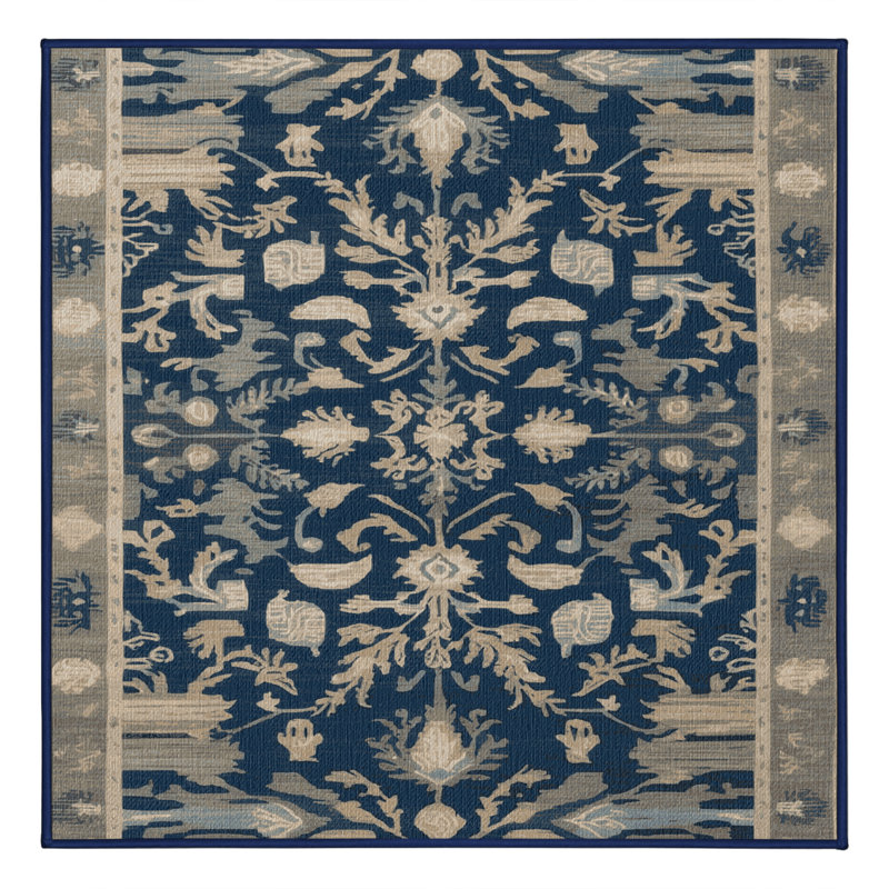 Tapis côtier lavable Nordic Shore, Carré 3 pi
