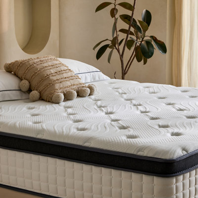 FullXL Size 12 Inch Gel Memory Foam Hybrid Mattress with Pocket Coil Support