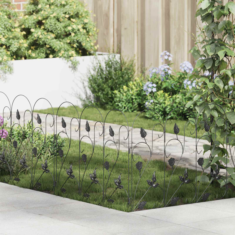 54.5cm H x 307cm W Steel Hardware, Black