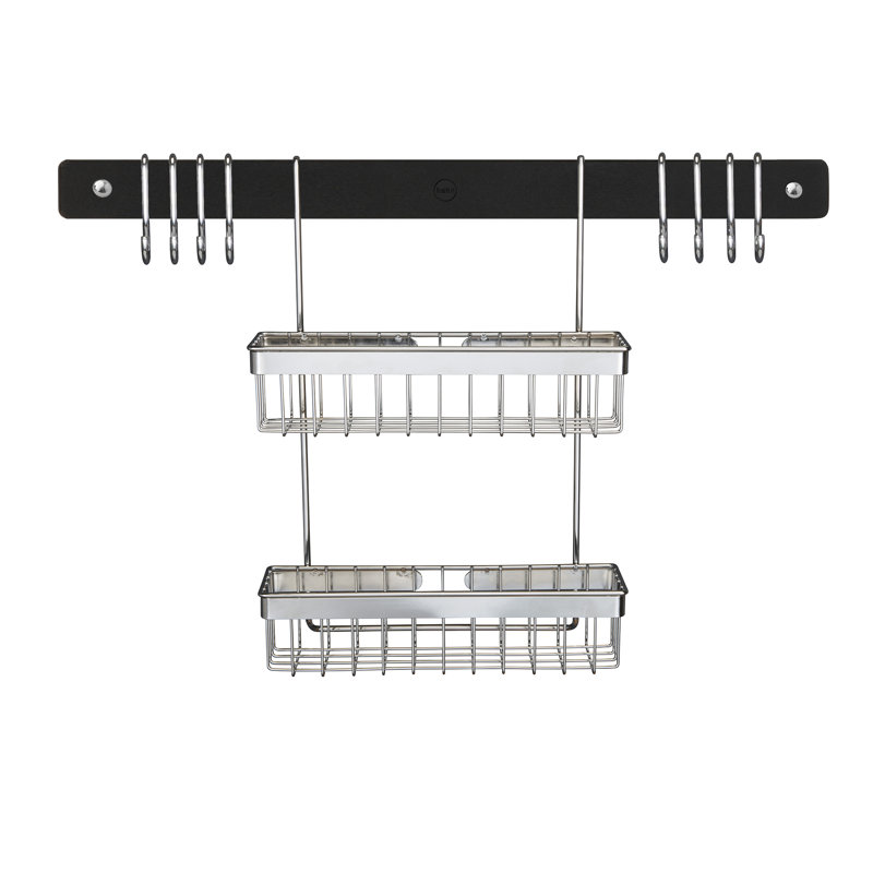 Metal Utensil Crock, Black