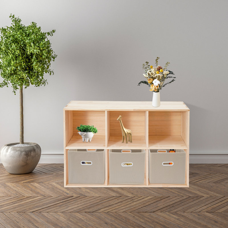 Bibliothèque moderne sur pied en bois massif l 35,43 "avec joints à mortaise et tenon Modern