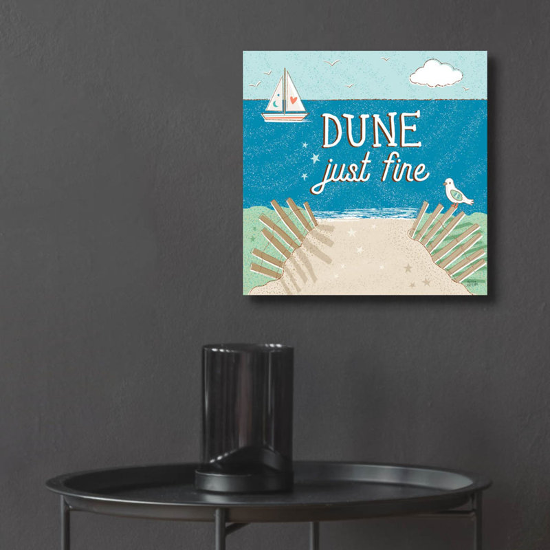 Art mural en verre Breakwater Bay «Sea And Me 2» par Melissa Averinos, H 12 po x l 12 po x P 0,13 po