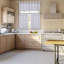 Nacier Solid Colour Kitchen Curtain