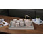 Jaeline 909 ml Roses Design Ceramic Floral Tea Set for 6 People-848921297