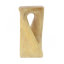 Table d'appoint d'extérieur, table de bout en forme de torsion, table d'appoint décorative, table de tabouret de jardin pour terrasse de balcon, côté piscine, béton léger, texture semblable au bois-606967565