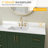 48" Solid Surface Backsplash In White