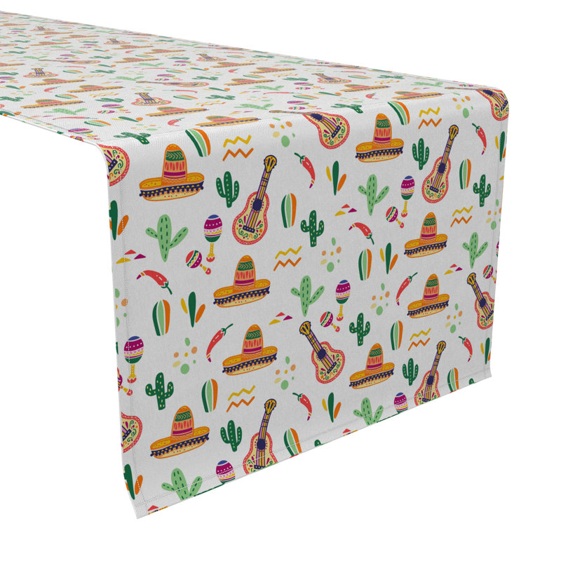 Rectangular Cotton Twill Table Runner
