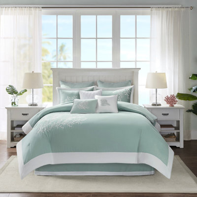 Édredon très grand 100% coton, option de bordure et de broderie incluse avec rembourrage moelleux chaud