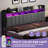Upholstered Storage Bed with LED Lights-7746671