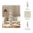 Modern Geometric Sculpture - Pottery And Paper Mache Decorative Art With Stacked Contemporary Design For Sleek Stylish Accent Display-1446668706