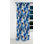 Hexagones blancs et bleus Dreams I - Rideau abstrait - Rideau géométrique occultant - 1 panneaux