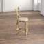 Tabouret en bois d'orme massif avec siège en rotin Kelseyville-1247785822-1255845246