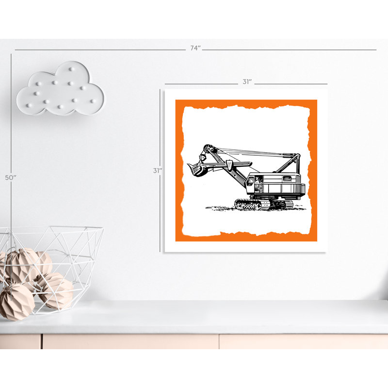 Avertissement 3 enfants, impression sur papier, H 31 po x l 31 po x P 1 po, Papier