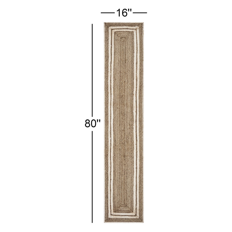 Miruna Bordered Jute Table Runner