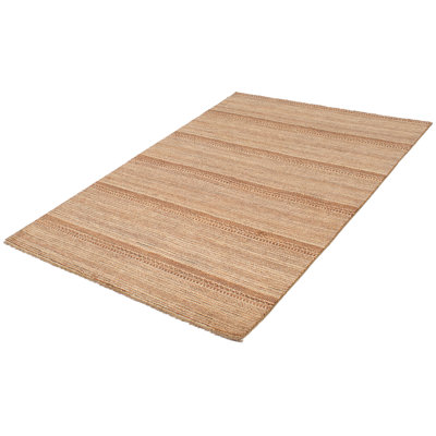 Tapis de la surface en laine brun/beige 6 pi 2 po x 9 pi 5 po one-of-kind à la main-noué la 2010 Zohrab