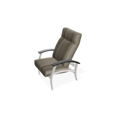 Askar Powder Coated Aluminum Outdoor Lounge Chair , Sunbrella® Cushions Included