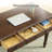 American-style minimalist solid wood writing desk for home office