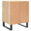 Mirka 40cm W Manufactured Wood Bedside Table-713987349