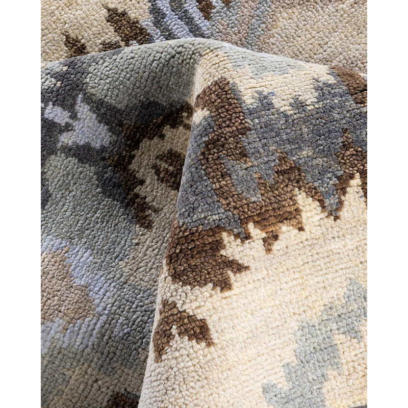 Overdyed One-of-a-Kind 8' 0" X 9' 10" Hand Knotted Area Rug