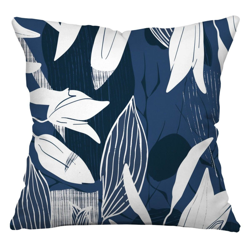 Coussin Botanical, H 18 po x l 18 po