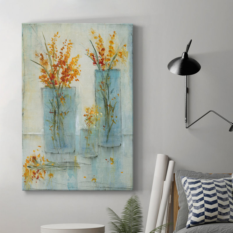 Nature morte II - peinture sur toile tendue, H 36 po x l 24 po x P 1 po