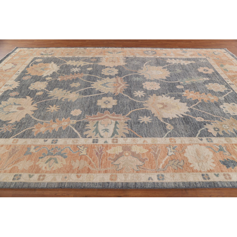 Vegetable Dye Oushak Oriental Area Rug 9x12