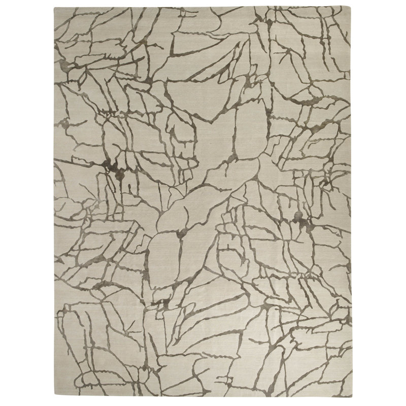 Kelly Wearstler Tracery Round Area Rug, Rectangle 10' x 14'