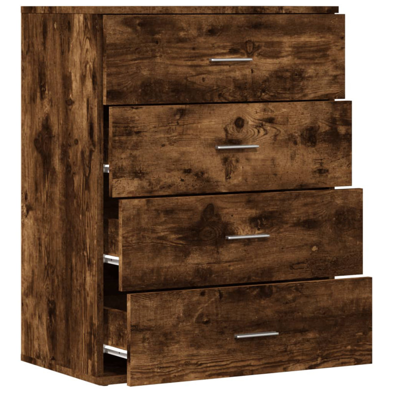 Orel Sideboard 60x39x80 cm Engineered Wood, Smoked Oak