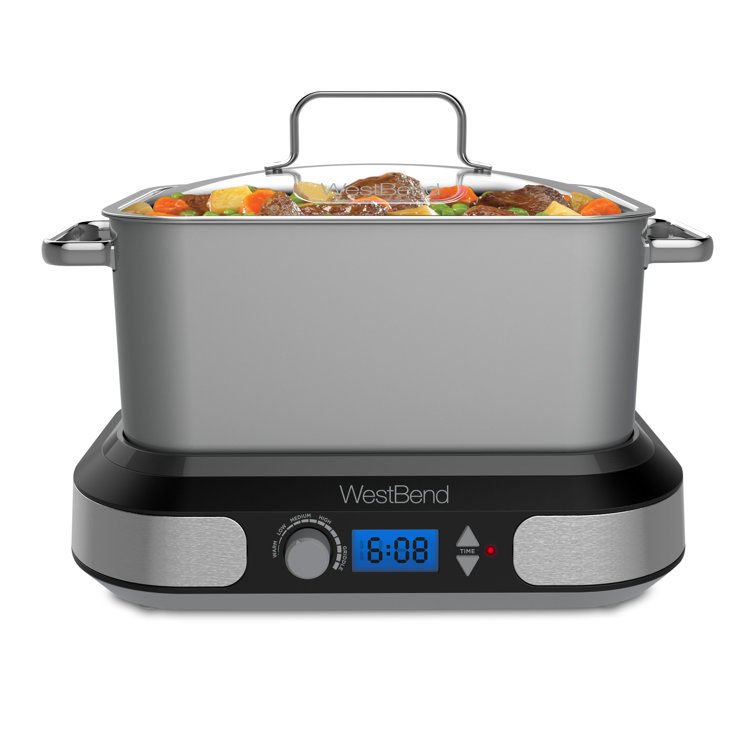 West Bend 6 Qt Digital Versatility™ Cooker w/Roasting Rack