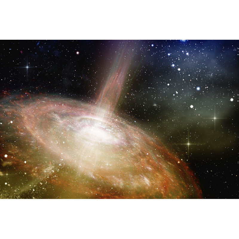 Space - Wrapped Canvas Print, 30cm H x 46cm W x 3.8cm D