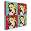 « pop art collage », impression sur toile tendue-15194931