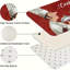 Ensemble de 2 tapis de cuisine Red Kitchen With Love