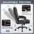 Allard Ergonomic Faux  Tufted Leather Executive Office Chair with Padded Armrest-49850483