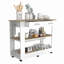 Îlot de cuisine polyvalent avec rangement spacieux et mobilité-108797927
