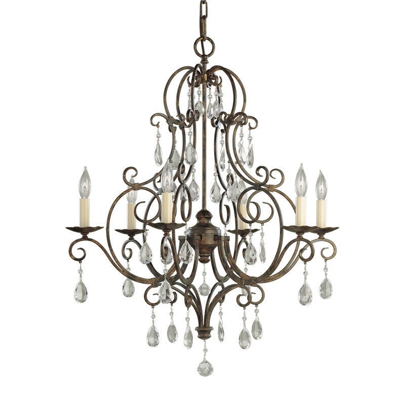 Vian 6 - Light Dimmable Empire Chandelier