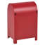 Analuisa Metal Post Mounted Post Box