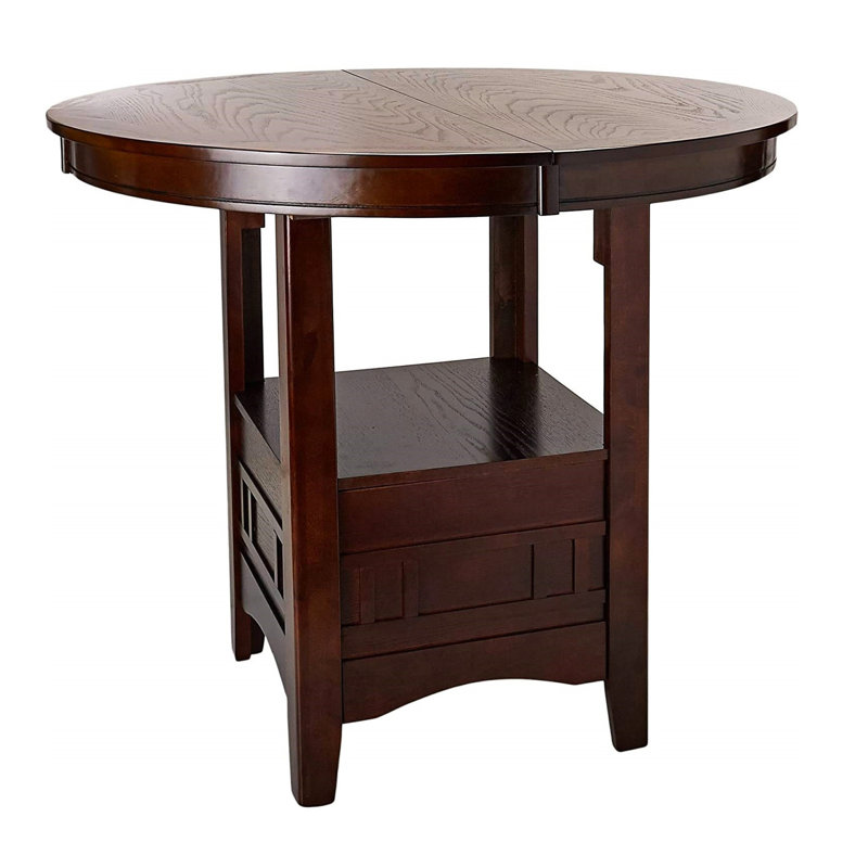 Stylish And Functional Dining Table With Built-In Lazy Susan And Storage