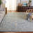 Marquee 504 Hand Tufted Wool/Cotton Oriental Rug in Blue/Gray/Ivory-108597037