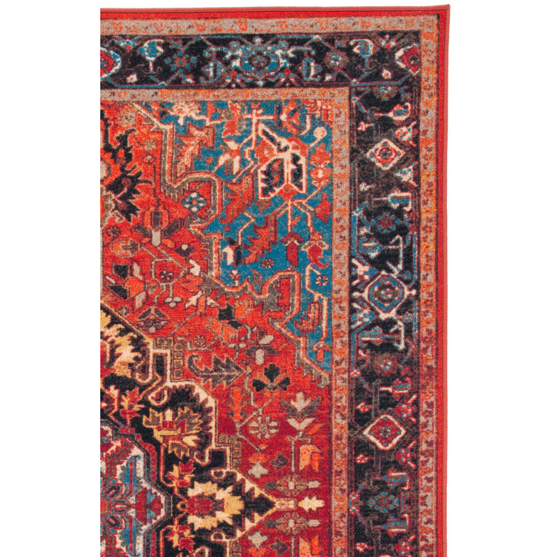 Journey Performance Machine Washable Oriental Rug, Rectangle 4'4" x 6'