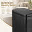 Plastic and Stainless Steel Kitchen Trash Can-137521567