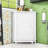 Wood Bathroom Corner Storage Cabinet with Adjustable Shelves-2078994488