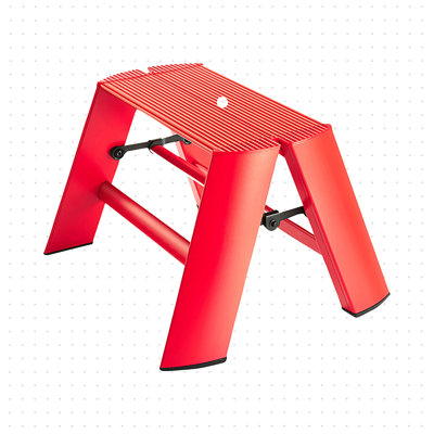  9.5''  1 - Step Aluminum Lightweight Folding Step Stool