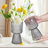 H7.5 Inch Ribbed Glass Vase, Crystal Glass Flower Vase, Fluted Clear Vases For Flowers, Mini Flower Vase For Living Room, Dining Table, Entryway, Centerpiece, Wedding-1912460359