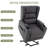 Latitude Run® Power Lift Recliner Chair With Extended Footrest For Elderly People With Cup Holders