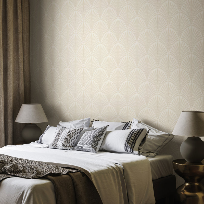 Cipriano 10m x 50cm Matte Wallpaper Roll, White